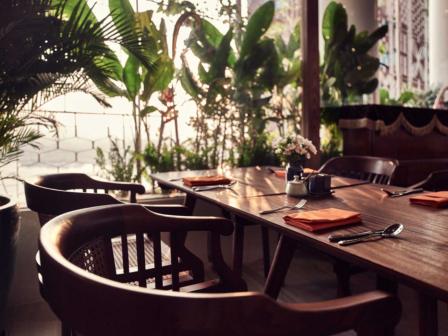 Christmas Afternoon Tea in Central Saigon: A Festive Ritual in District 1 2 The Nest dining room at The Myst Dong Khoi in the late afternoon