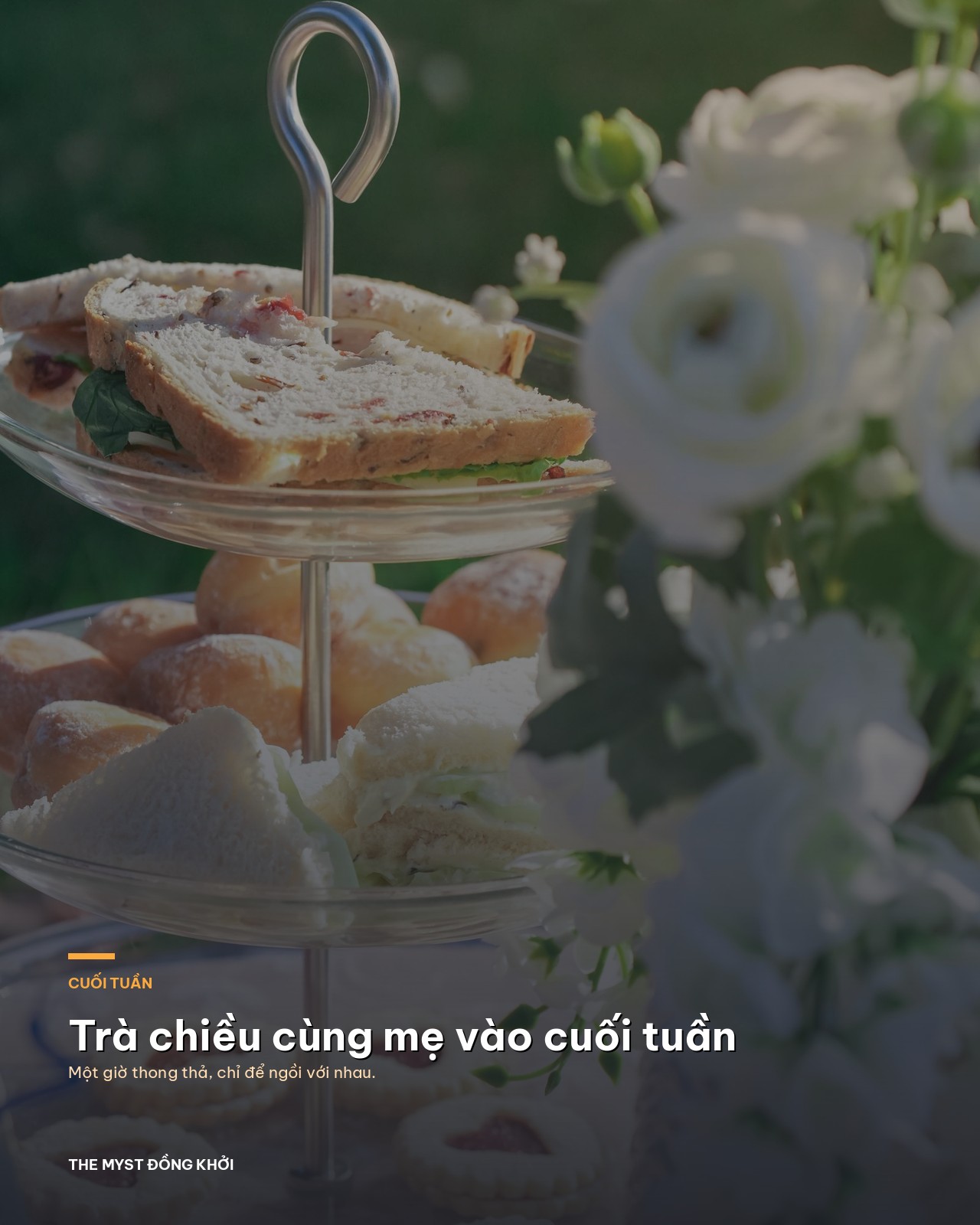Nơi thưởng thức trà chiều cùng mẹ vào cuối tuần
