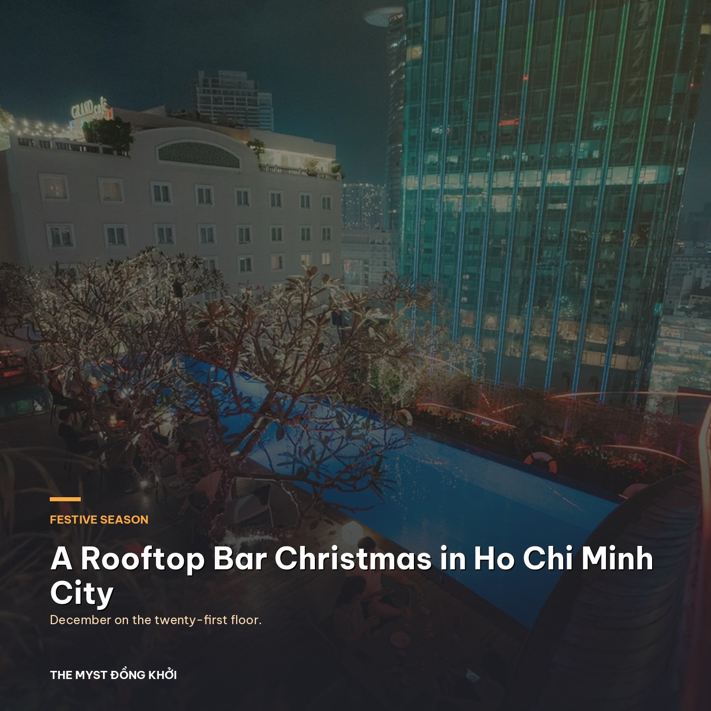 A Rooftop Bar Christmas in Ho Chi Minh City