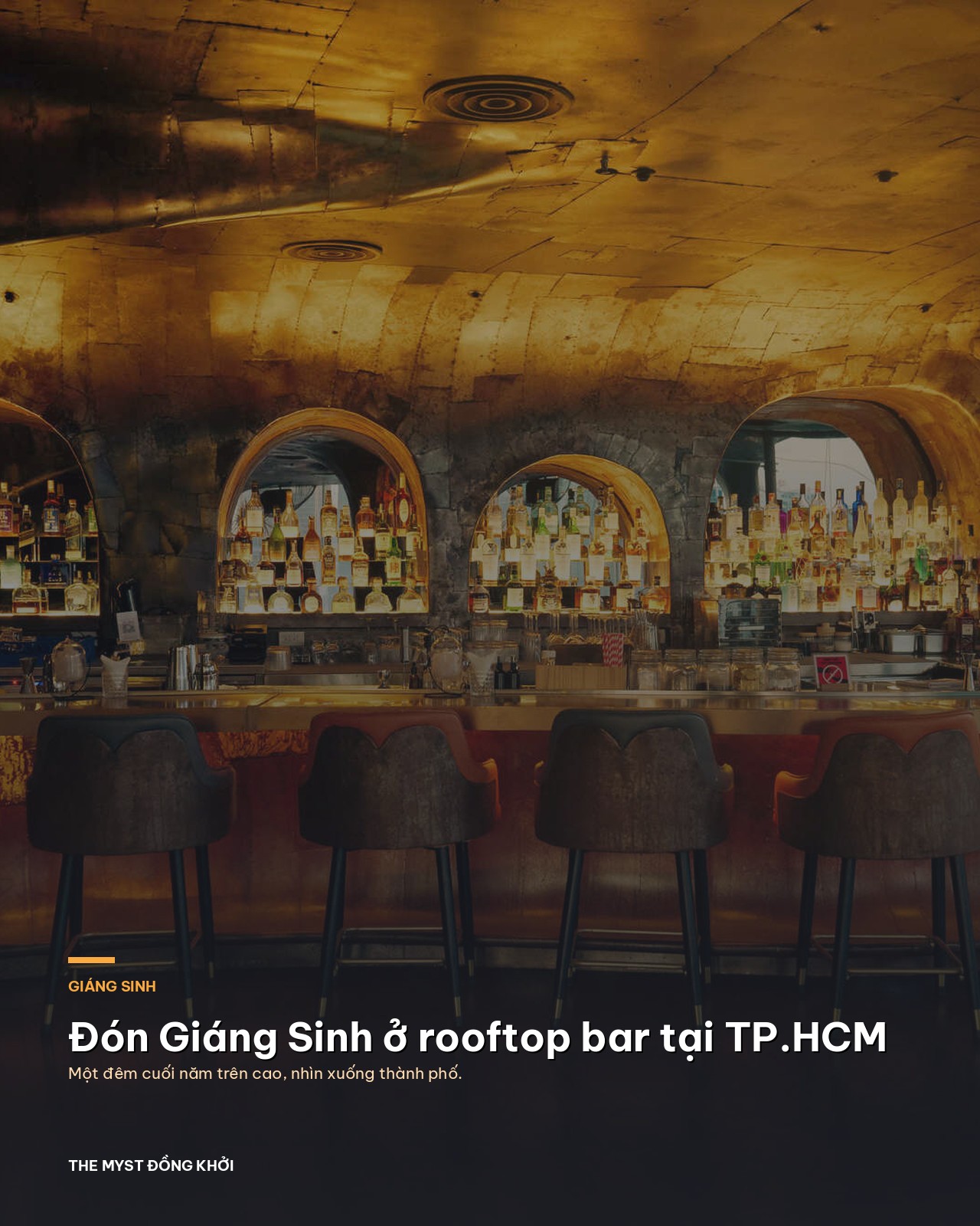Đón Giáng Sinh ở rooftop bar tại TP.HCM