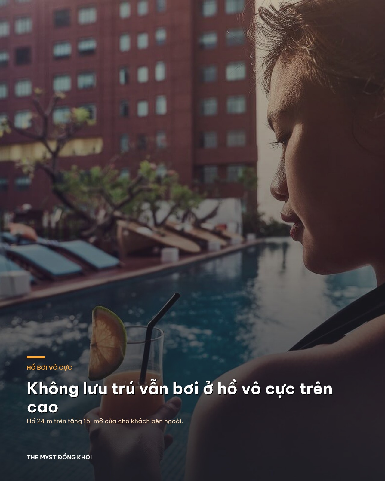 Không cần lưu trú vẫn trải nghiệm hồ bơi vô cực tại khách sạn 5 sao